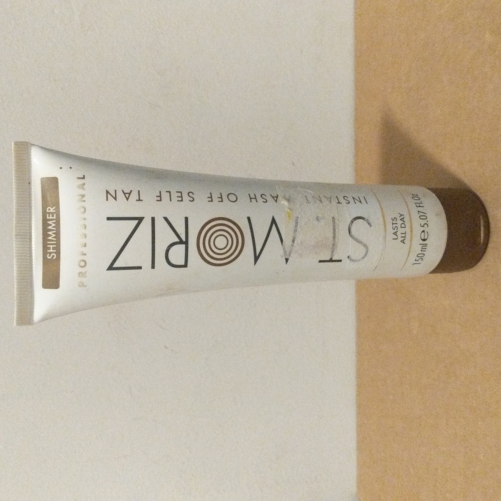 ST. MORIZ PROFESSIONAL SHIMMER WASH OFF TAN 5.07 OZ